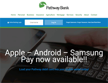 Tablet Screenshot of pathwaybank.com